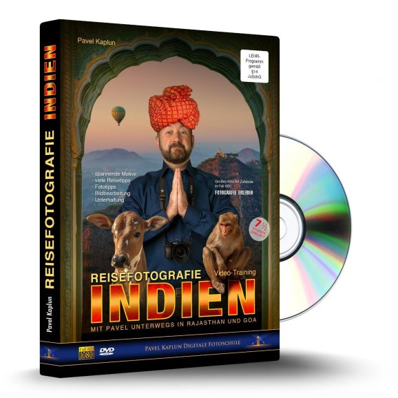 „Reisefotografie Indien“-DVD von Pavel Kaplun